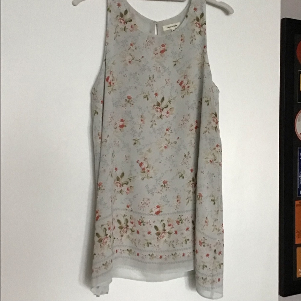 NWOT - MAX STUDIO Floral Sleeveless Top